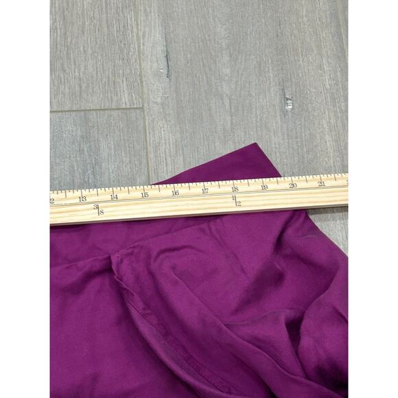 NWT Soncy Womens Purple Tencel Elastic Waist Wide Leg Harem Pants Sz 26 - Picture 7 of 12